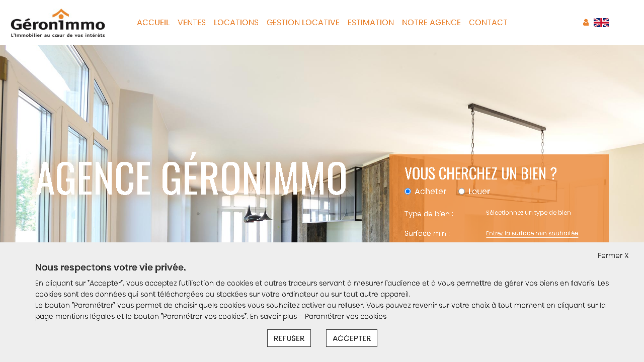 Capture d'écran de http://www.geronimmo.fr/ 